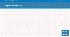 Desktop Screenshot of pegasusbuildersltd.ca